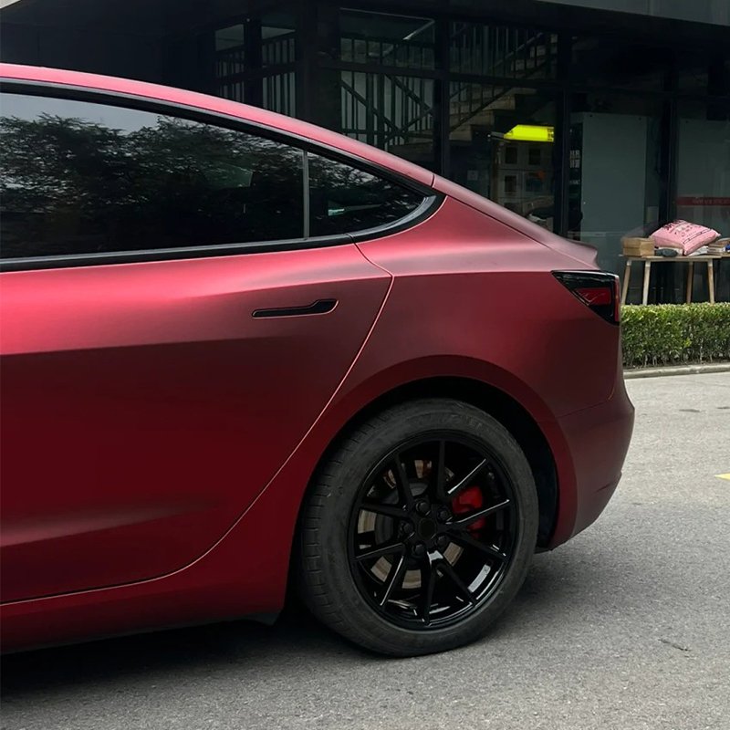 Color Change Film Colored Wrapping Wrap Vinyl Matte Red Car Film Wrap Protection Decorative Films