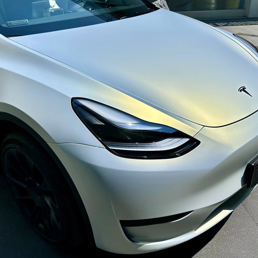 1.52*17m PET Self Healing Blue White Gold Car Films High Quality Car Wrap Premium Vinyl Wrap Car Wrapping Film