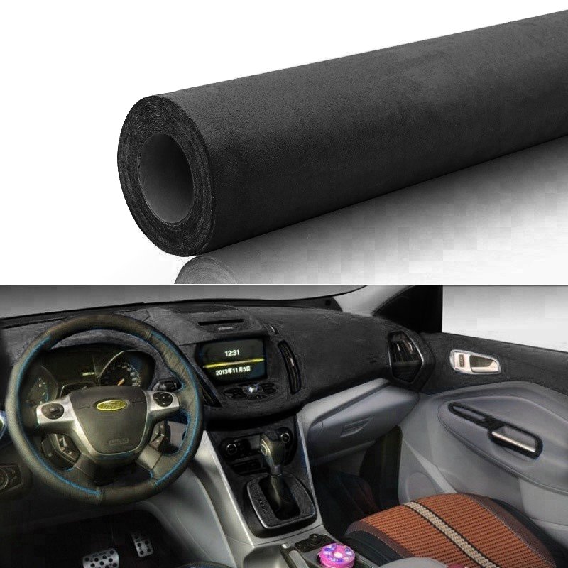 Car Velvet Fabric Suede Vinyl Wrapping Films Change Color Self Adhesive Sticker For Automobiles Interior Outside Decoration