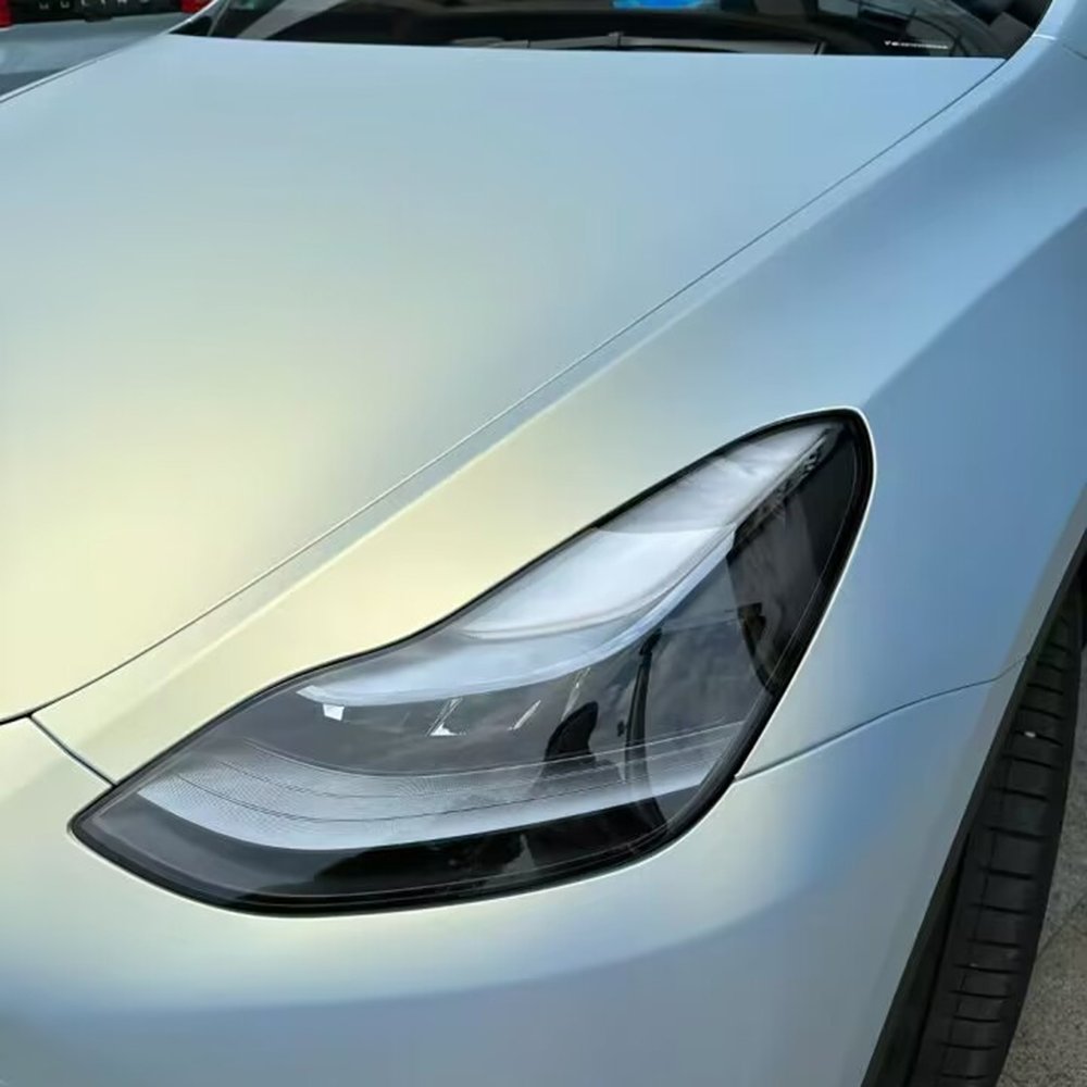 TSAUTOP 1.52*18m PET Liner Gold Blue Color Vinyl Wrap Car Wrapping Film custom car wrap colors