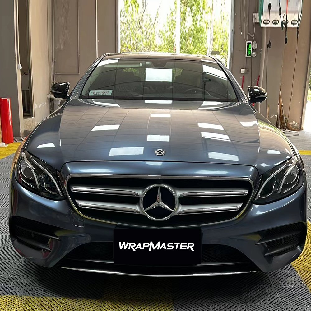 WRAPMASTER Super Gloss metallic PET Byron Bay Blue Vinyl Car Wrap custom vinyl stickers