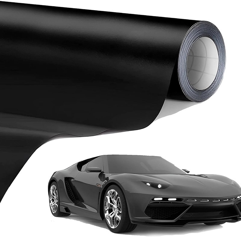 Custom-made Size pvc Film Iridescence Laser Black Good Conformity Car Wrap Stickers Decoration PPF Paint Protection Film