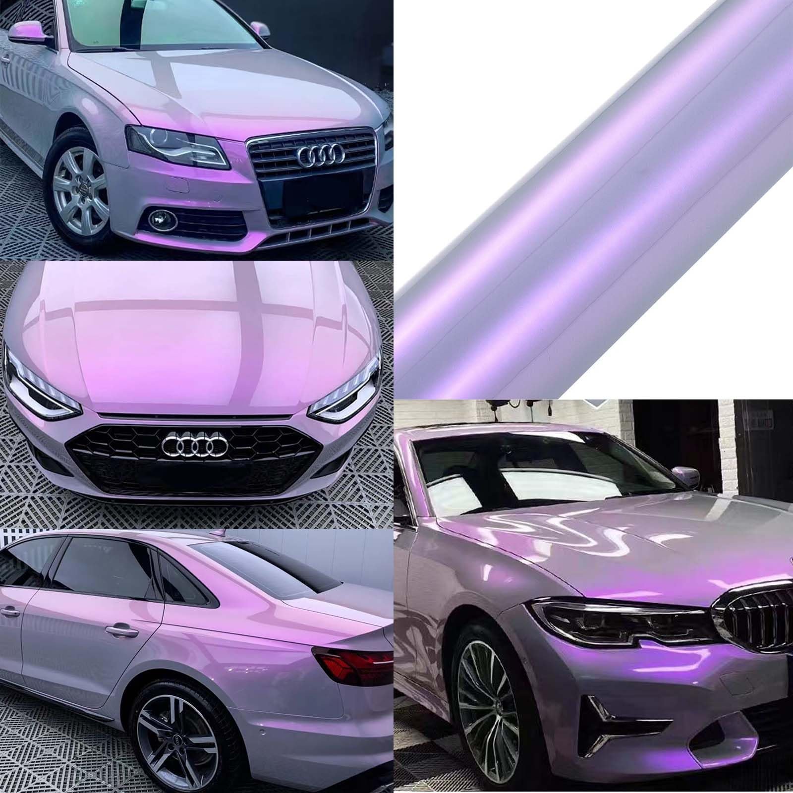 Custom-made Size pvc Film Iridescence Laser Black Good Conformity Car Wrap Stickers Decoration PPF Paint Protection Film