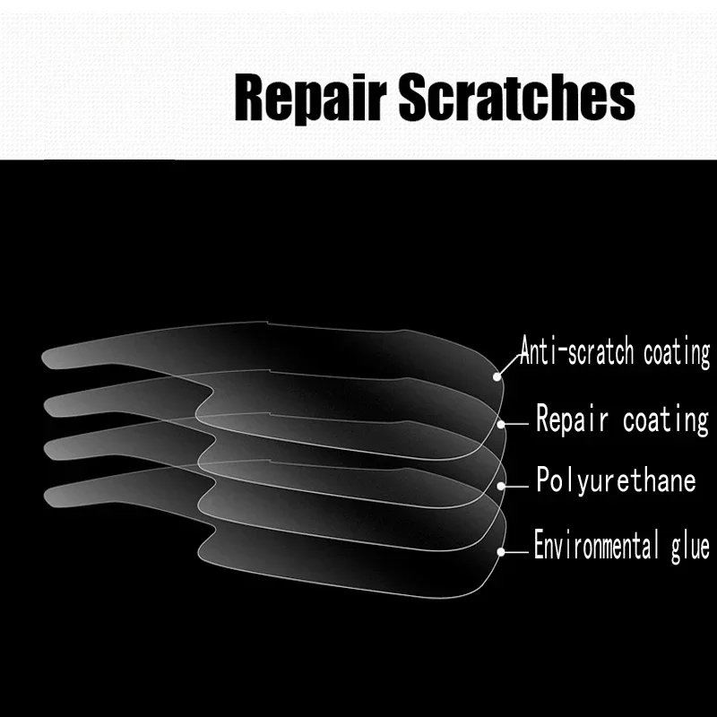 2 Pcs Car Headlight Protective Film Transparent Smoke Black TPU Sticker For Ford Ranger 2023 2024 T9 Wildtrack Raptor