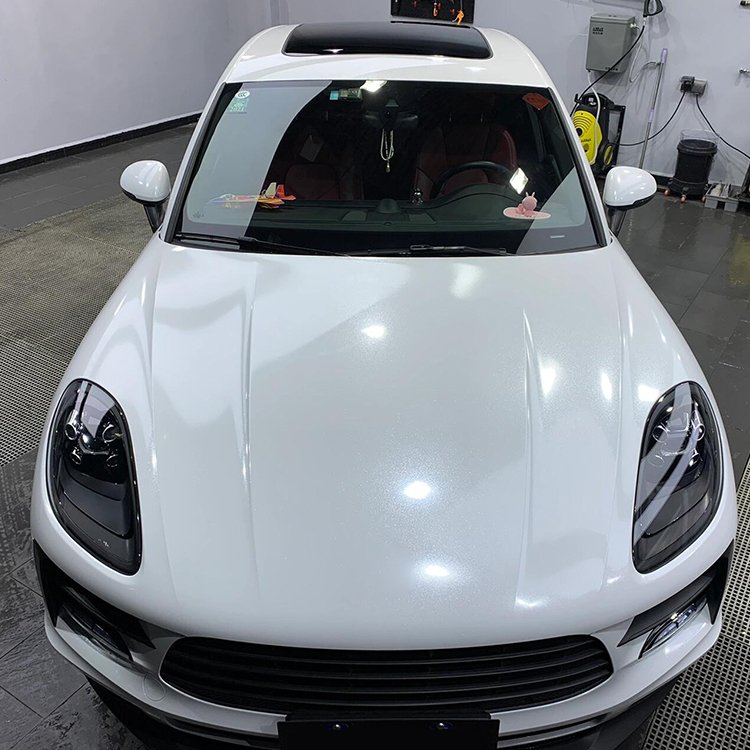 Sparkle White avery vinyl car wrap petg decorative film sparkil Vinyl car color changing film High quality vinyl film