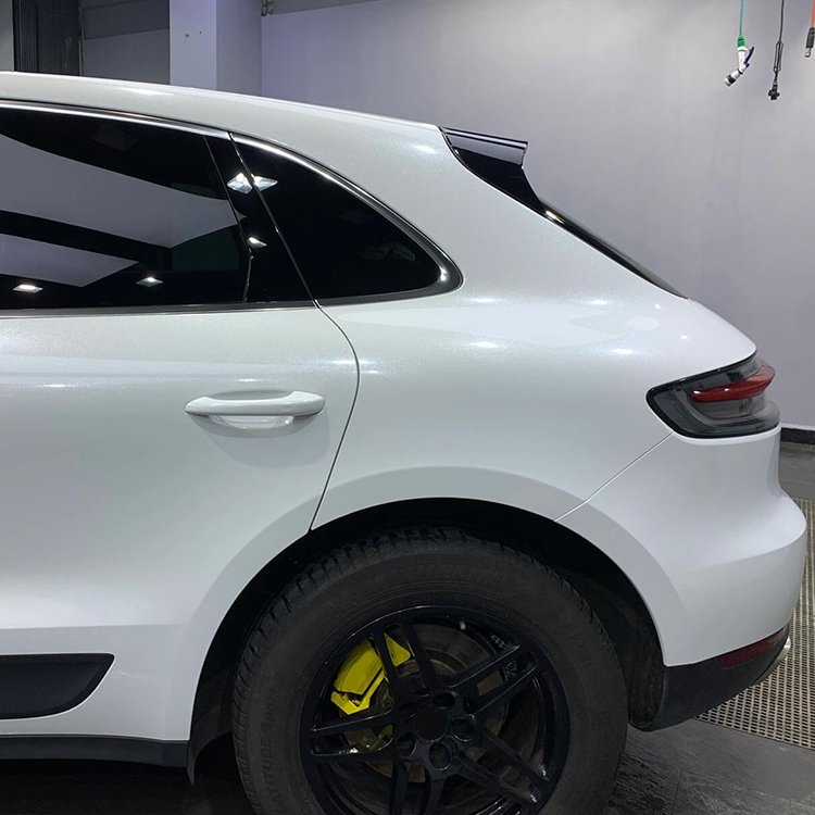 Sparkle White avery vinyl car wrap petg decorative film sparkil Vinyl car color changing film High quality vinyl film
