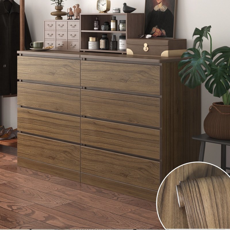 1.22*50m Texture Laminate Cabinet Wrap Self Adhesive Wallpaper Wall Paper Furniture Sticker Vinyl Wood Grain PVC Film For Sale