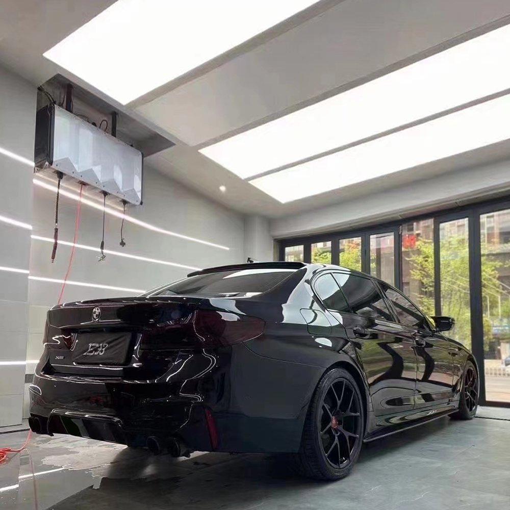 WRAPMASTER 1.52*18m super glossy PET backing car sticker Fixable Gloss Piano Black car wrapping film