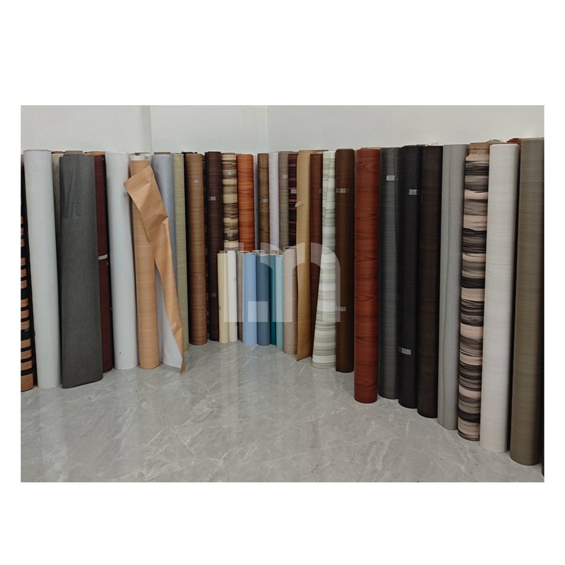 indoor lamination pvc decorative foil film door edge protection film self adhesive foil for mdf adhesive foil for cabinet