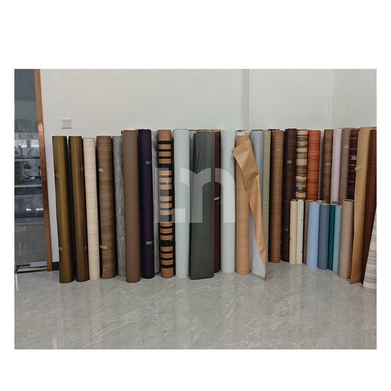 indoor lamination pvc decorative foil film door edge protection film self adhesive foil for mdf adhesive foil for cabinet