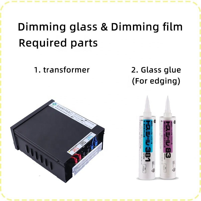 PLDC Smart Glass Dimming Film Modern Design Style Self-Adhesive PDLC Material Transparent Roll Home Hotel Privacy Decorative Use