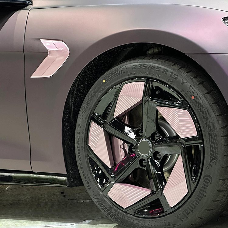 Ultra-Matte Black Purple Car Wrap Vinyl Car Body Stickers Film Color Change For Vehicle Car Wrapping