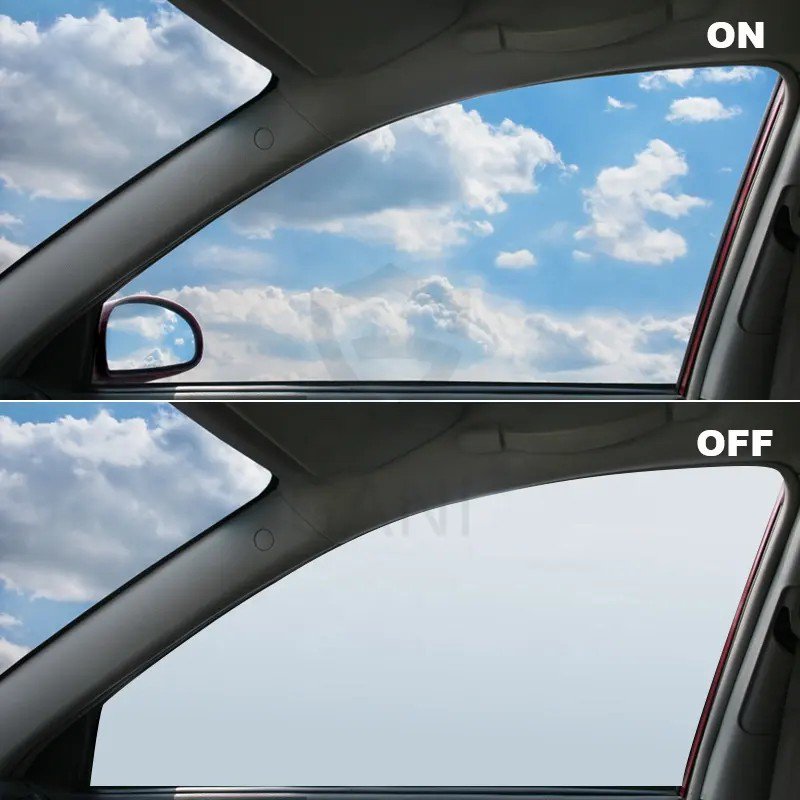 Customized switchable PDLC automotive smart film black electronic window film