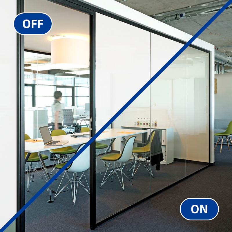 UL certified switchable smartfilm white black pdlc smart film