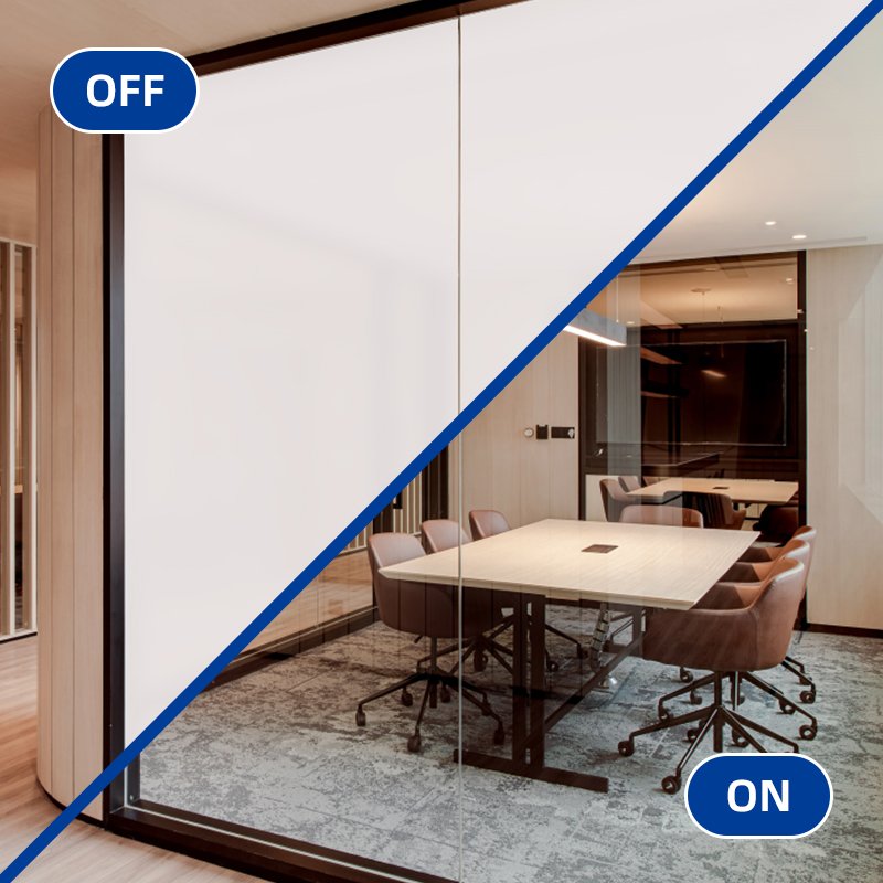 UL certified switchable smartfilm white black pdlc smart film