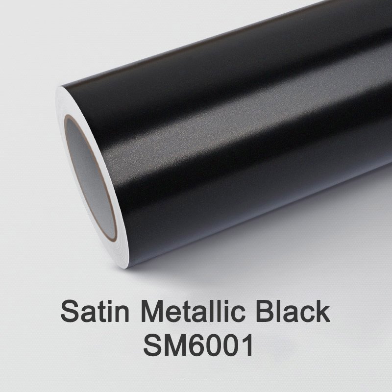 WRAPMASTER Satin Metallic metal black vehicle wraps Car film vinyl Wrapping film
