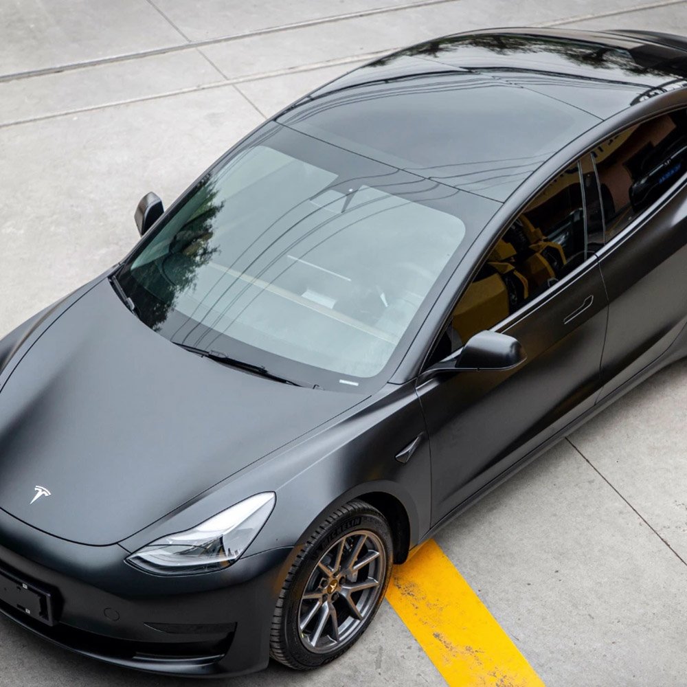 WRAPMASTER Satin Metallic metal black vehicle wraps Car film vinyl Wrapping film