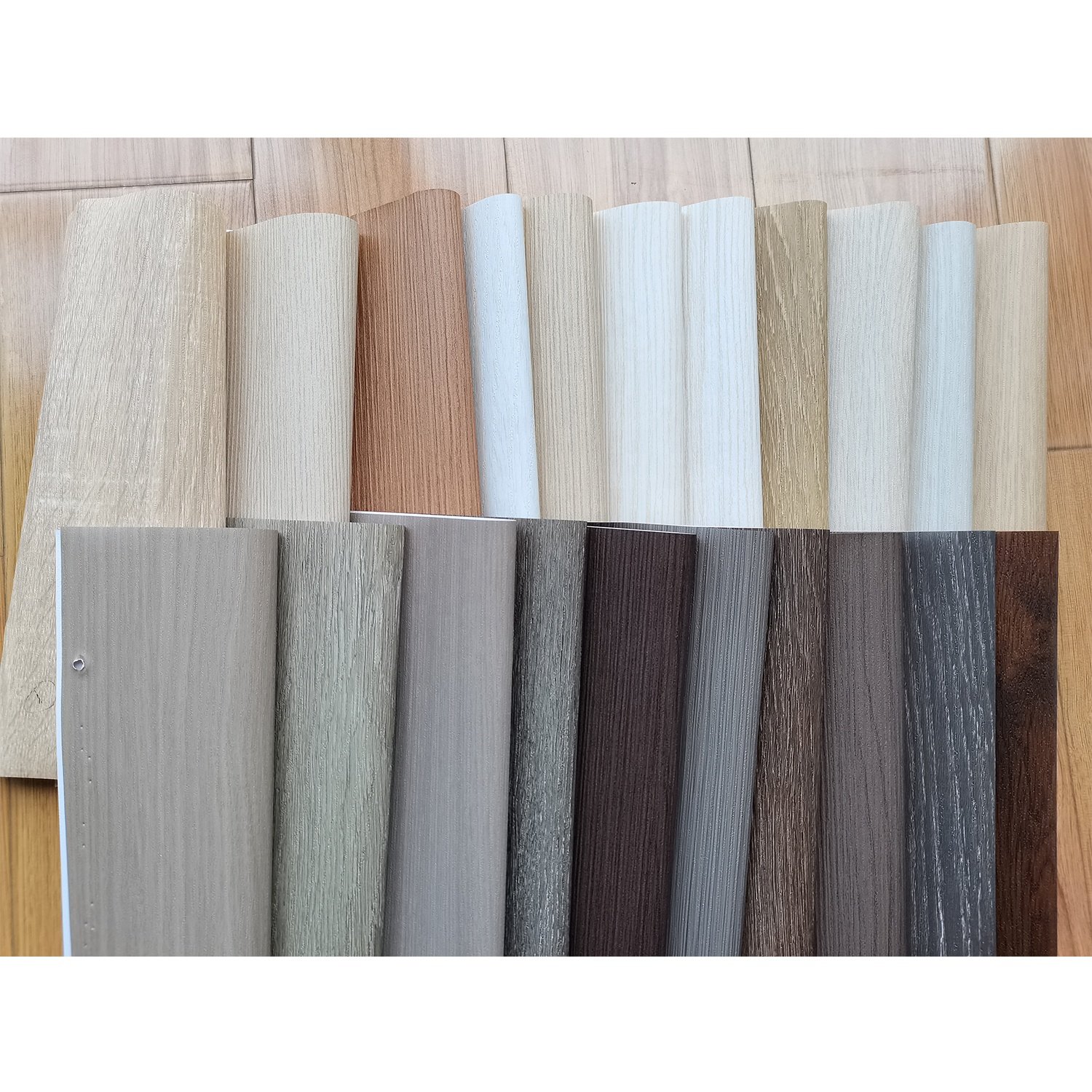Natural Oak Wood Grain PVC Decorative Film For Window And Door Profiles