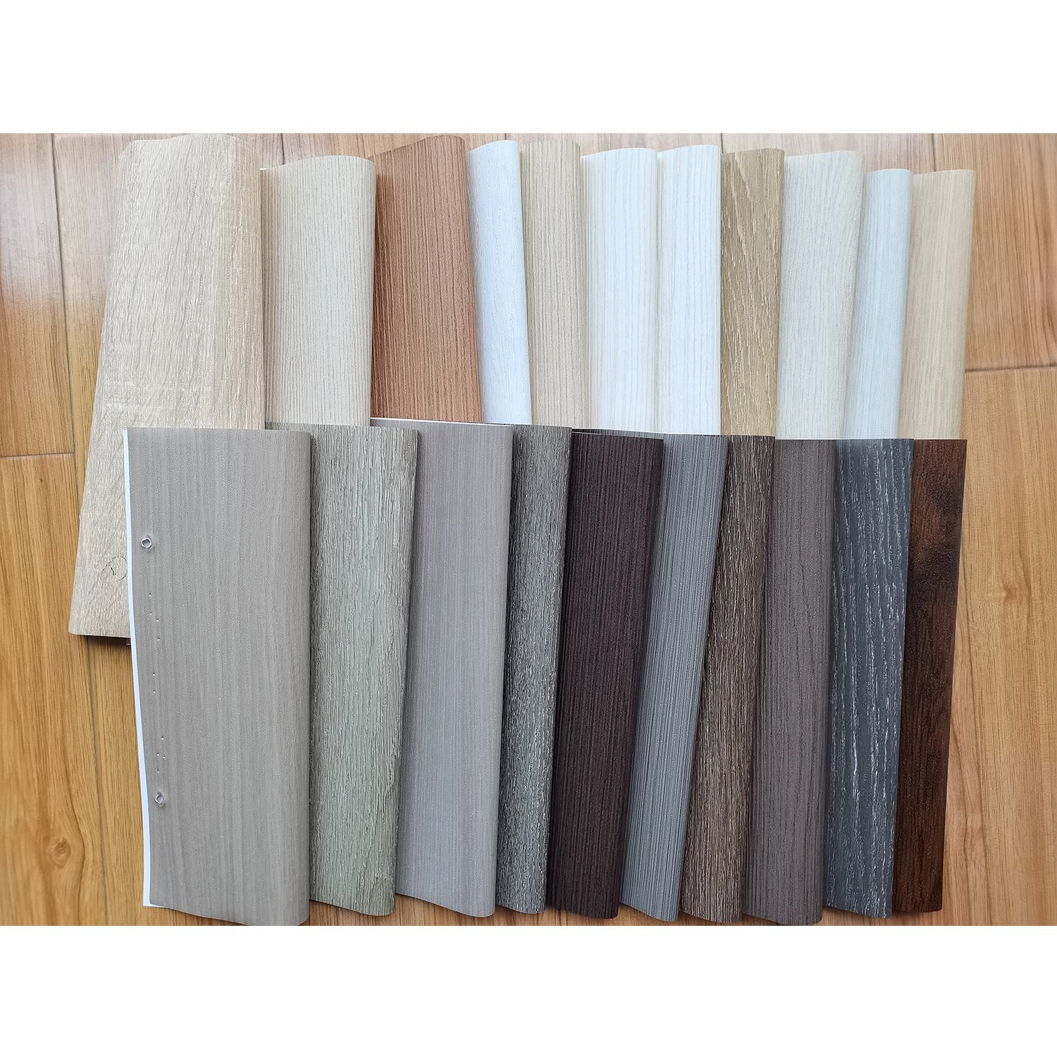Natural Oak Wood Grain PVC Decorative Film For Window And Door Profiles