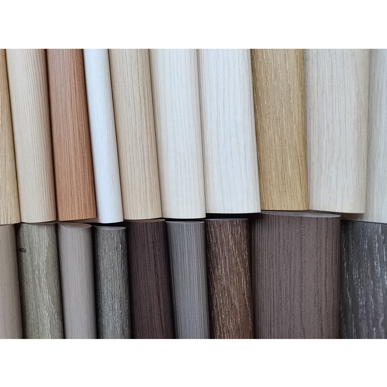 Natural Oak Wood Grain PVC Decorative Film For Window And Door Profiles