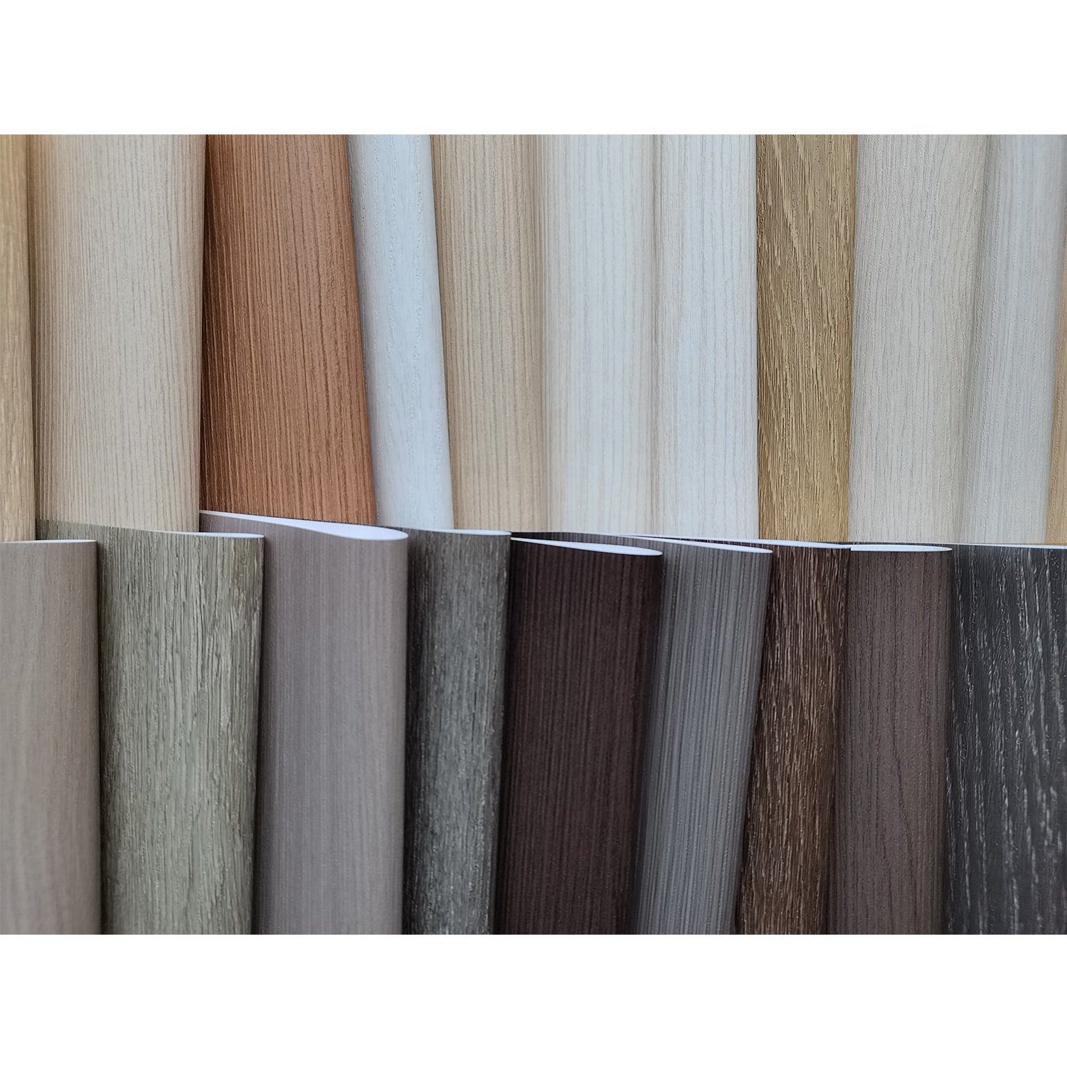 Natural Oak Wood Grain PVC Decorative Film For Window And Door Profiles