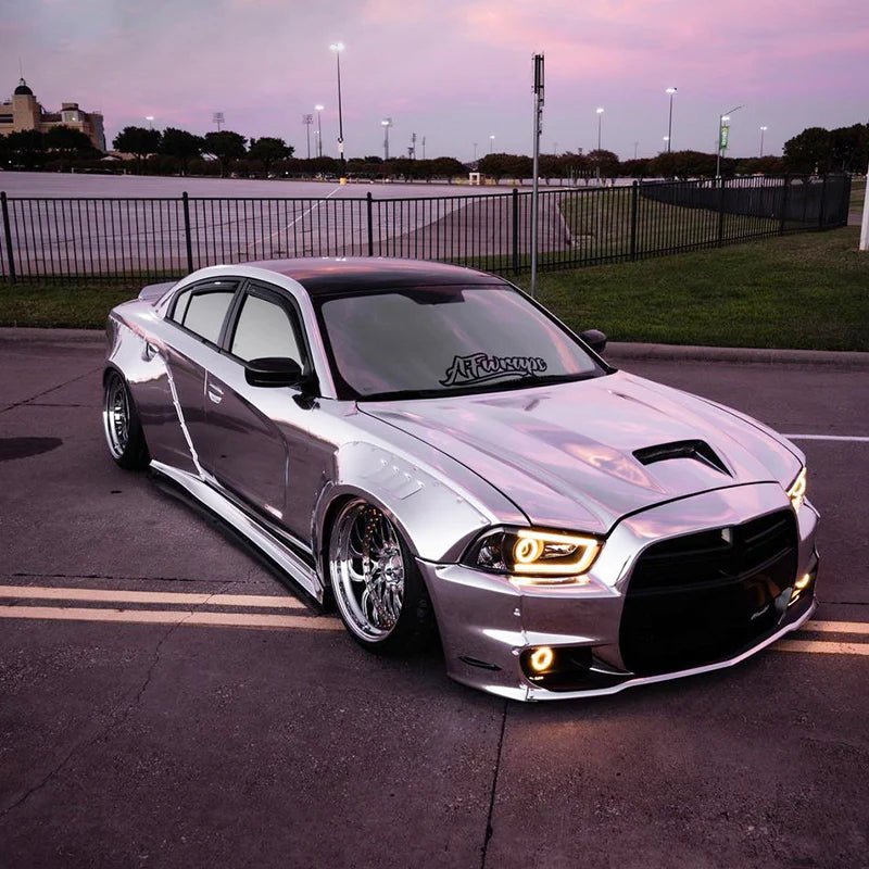 Mirror Chrome Silver Vinyl Wrap car wrap vinyl color OEM Factory price decorative films color-changing car tpu film