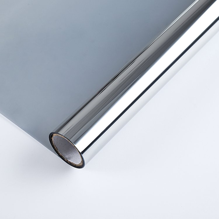 Silver Window Tinting Solar Energy saver Cling Window film UV block water proof