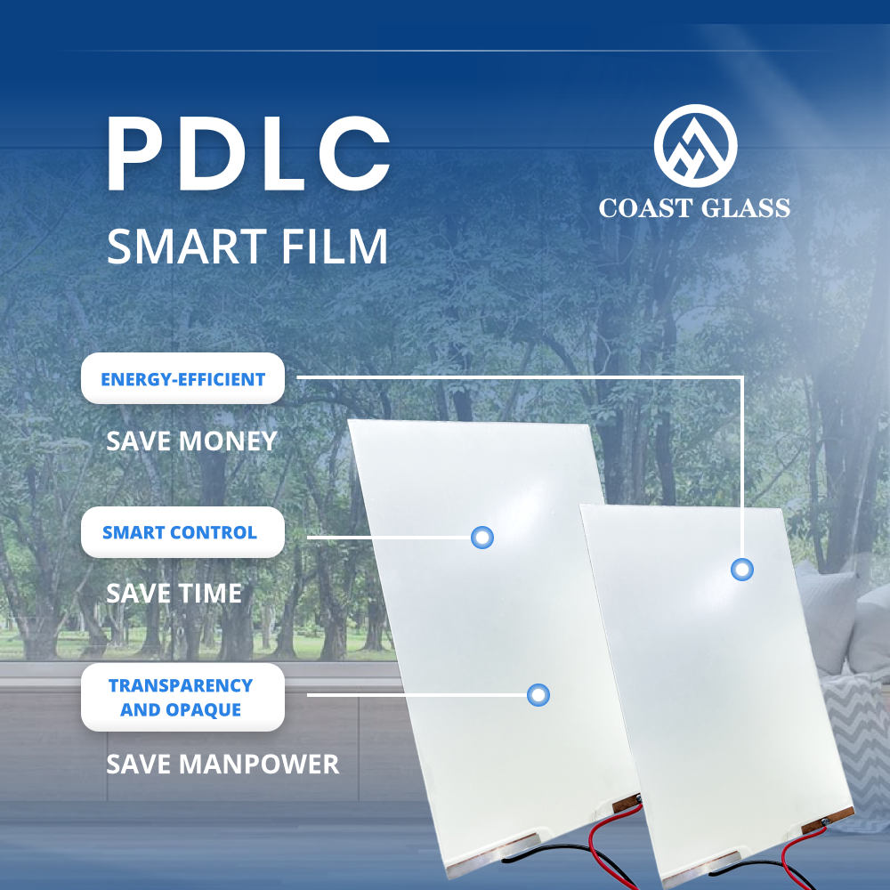 PDLC Film Smart Glass Window 110V Electric Switchable Privacy Film Magic Glass