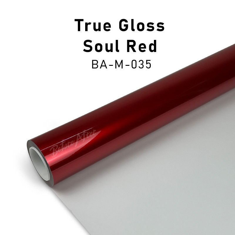 Easy to Install PET Metallic Series Car Wrapping Film Car Body Film 1.52*17M Car Protection Film PET Soul Red