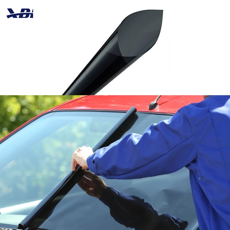Self Adhesive Window Tint Smart Film Roll Black For Glass Cars Window Decorative Protection Film