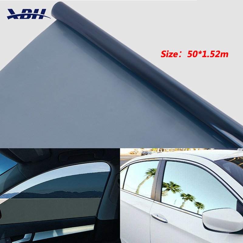 Self Adhesive Window Tint Smart Film Roll Black For Glass Cars Window Decorative Protection Film