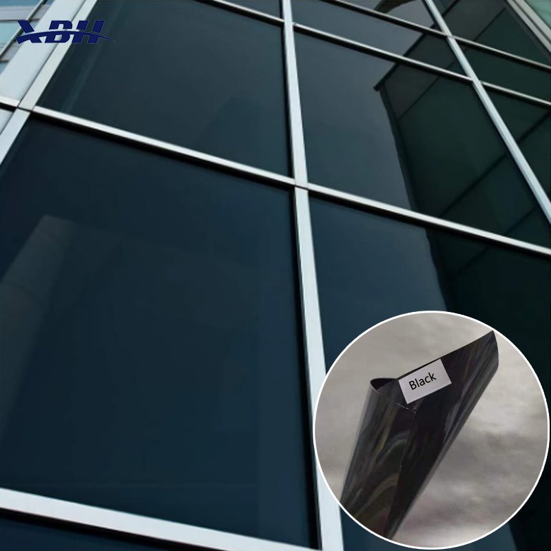 Self Adhesive Window Tint Smart Film Roll Black For Glass Cars Window Decorative Protection Film