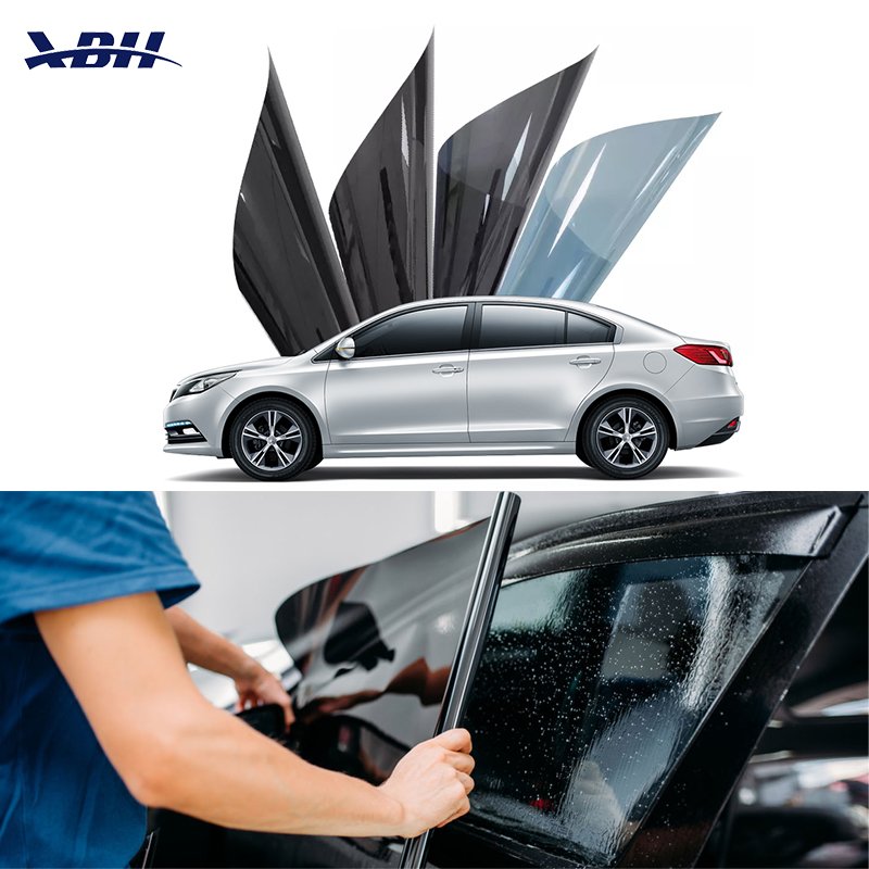 Self Adhesive Window Tint Smart Film Roll Black For Glass Cars Window Decorative Protection Film