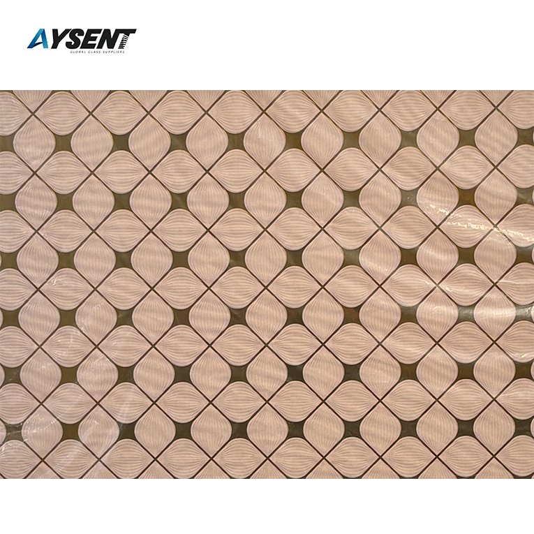 Various styles of 3.5mm 4mm 5mm decorative titanium glass for home walls background decorative glass for doors