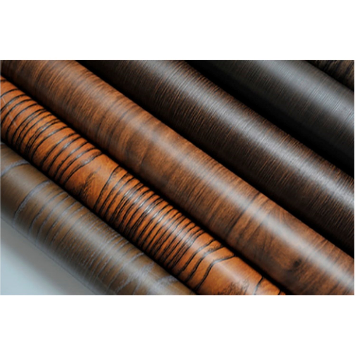Super Matte Finish PVC Decorative Film Anti Yellow Wood Grain PVC Furniture Film For Vacuum Membrane Press