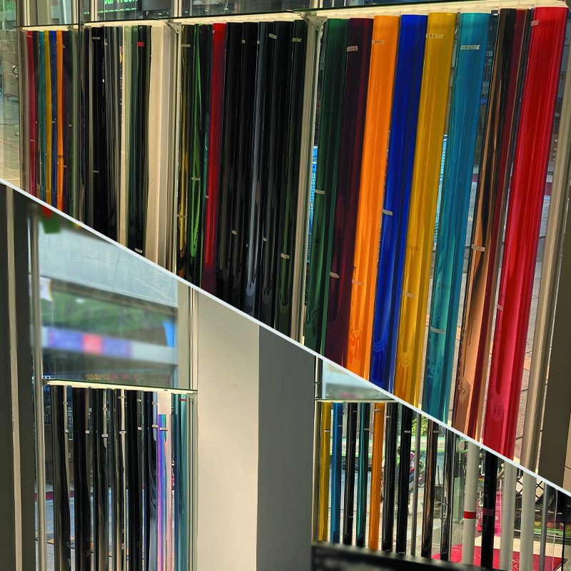 2mil Good quality building window film anti-heat one way vision mirror reflective privacy protection ardecorative window film
