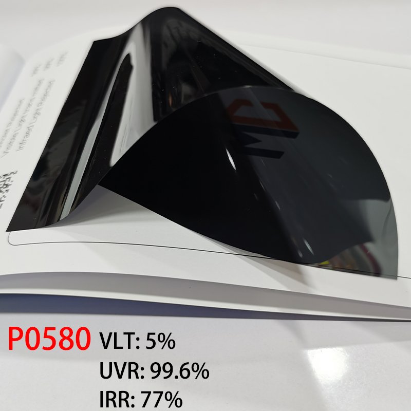 Tint film Car Window Glass Tinting Tinted Dyed films Anti Scratch Uv Proof Wholesale Super Black Dark Factory Price 1 Ply