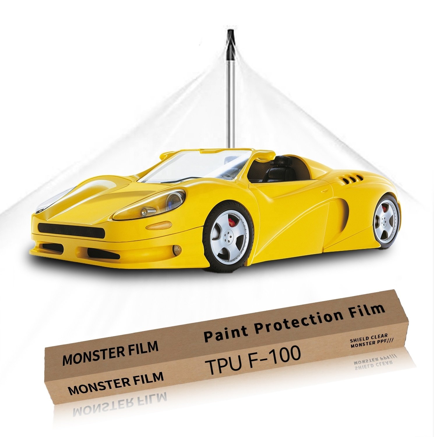 Transparent self healing ppf tpu paint protection film tpu Anti-scratch 7.5mil 5*50FT ppf