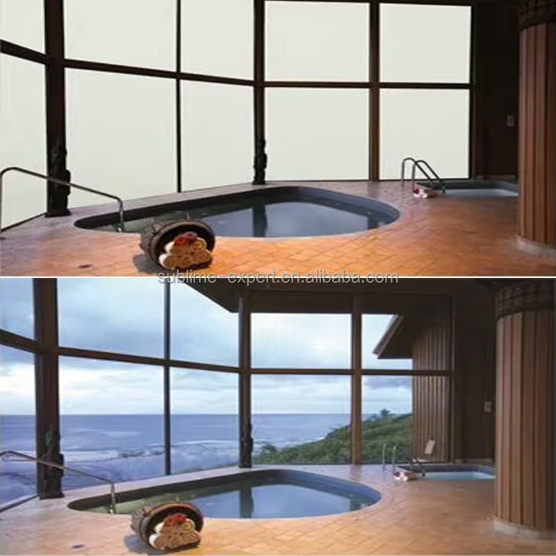 Custom Switchable Film Curtain Wall Factory Smart Home Window PDLC Self Adhesive Smart Glass Film PDLC Smart Film