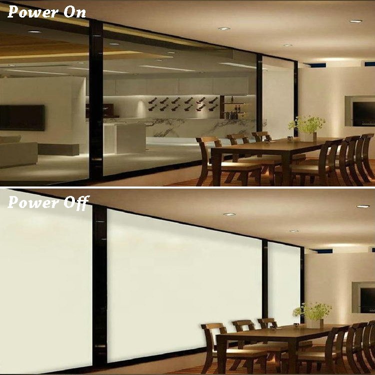 Custom Switchable Film Curtain Wall Factory Smart Home Window PDLC Self Adhesive Smart Glass Film PDLC Smart Film