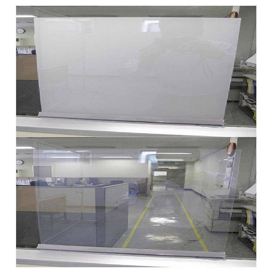 Gaoming custom size Gardens high definition pdlc switchable smart film electronic adhesive auto smart glass film