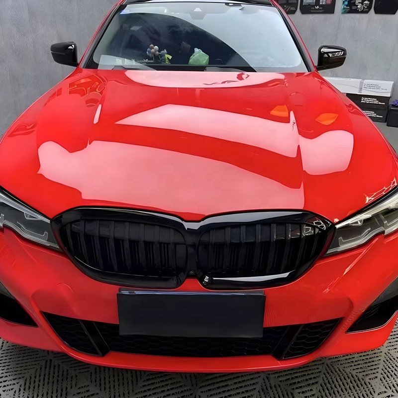 Red auto paint color changing film Auto color changing film Crystal film metal matte packaging