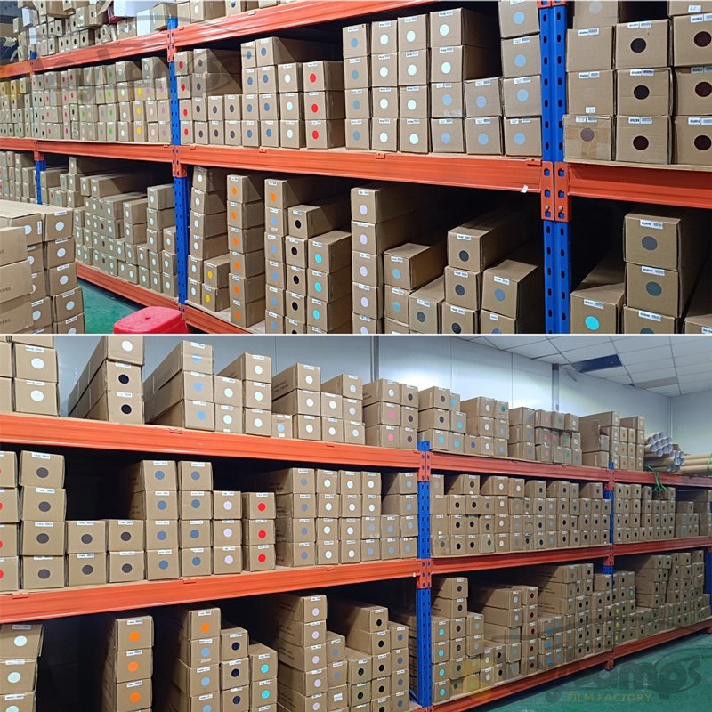 Red auto paint color changing film Auto color changing film Crystal film metal matte packaging