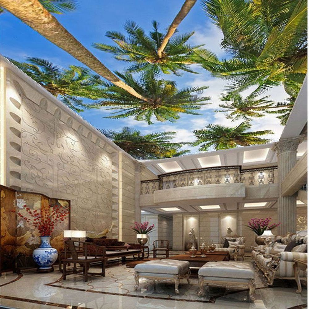 Decorative film home decor material house designs LED light stretch ceiling film