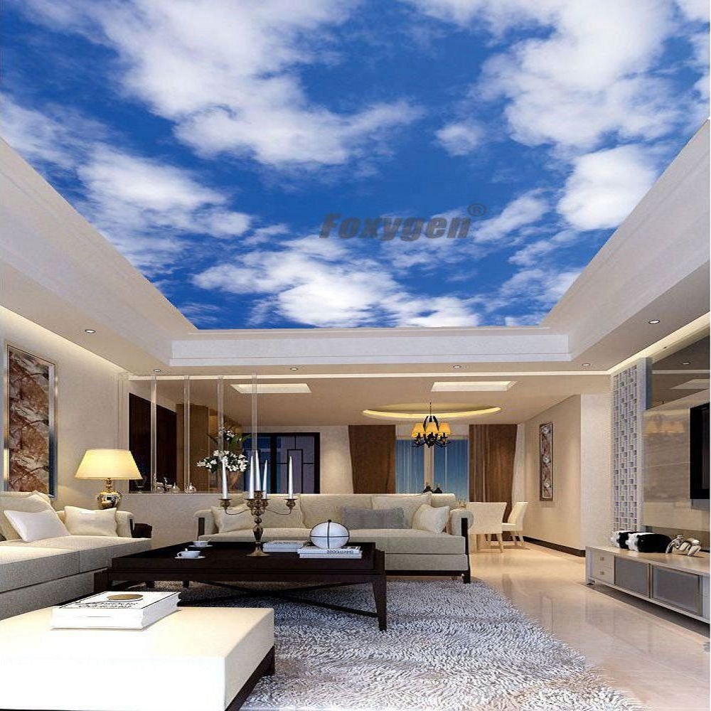 Decorative film home decor material house designs LED light stretch ceiling film