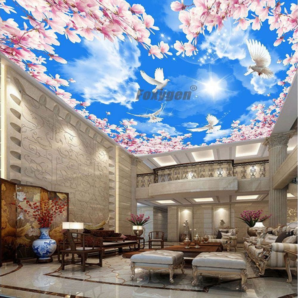 Decorative film home decor material house designs LED light stretch ceiling film