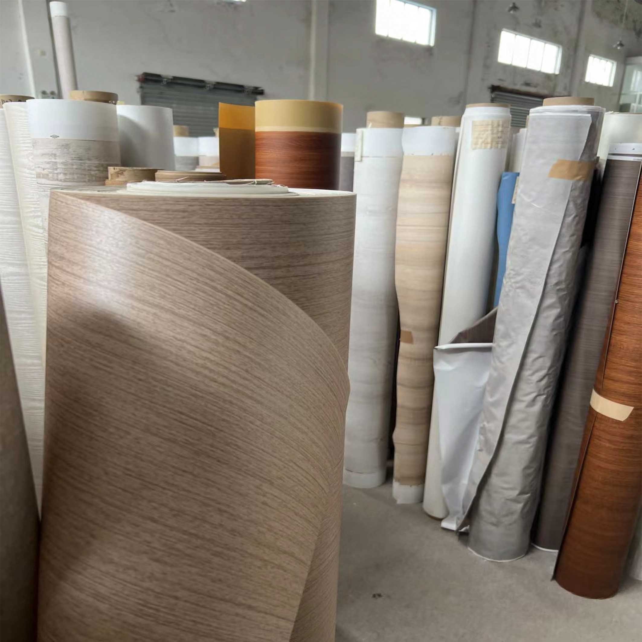 Hot sale Wood grain vacuum press pvc film for mdf wood texture PVC Lamination Film pvc membrane foil