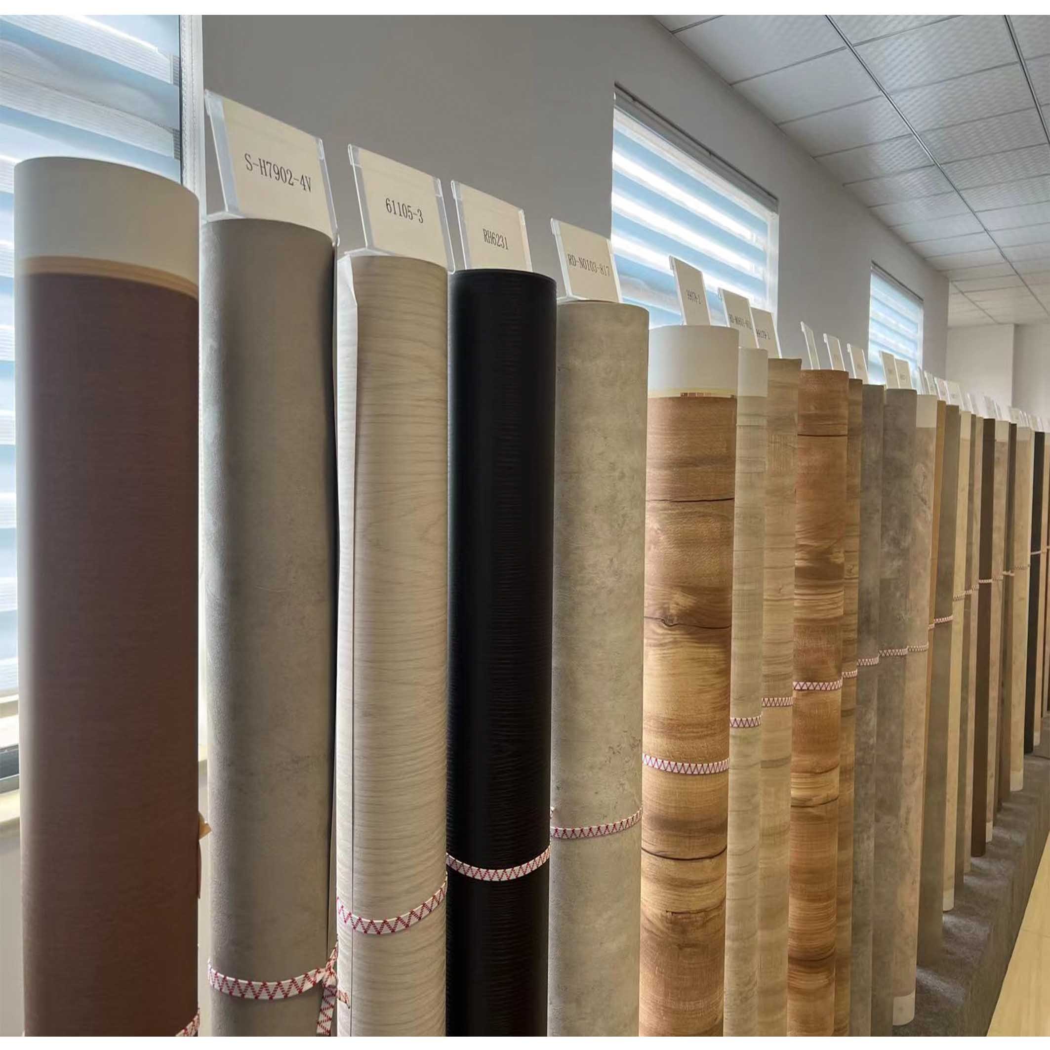 Hot sale Wood grain vacuum press pvc film for mdf wood texture PVC Lamination Film pvc membrane foil