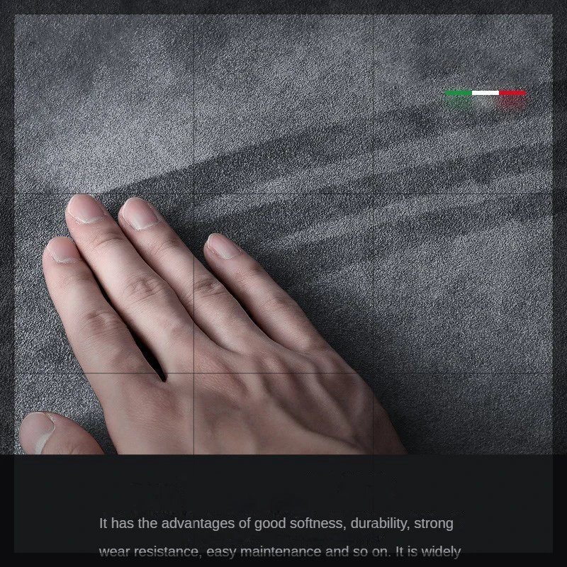Alcantara Wrap Car Armrest Box Panel Sticker Decals Car Interior Accessories vehicle interior decoration film