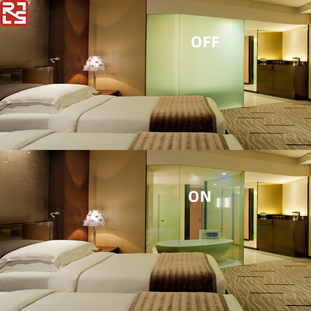 Switchable Glass Film Customized Pdlc Smart Window Film With Glass Strength Factory China